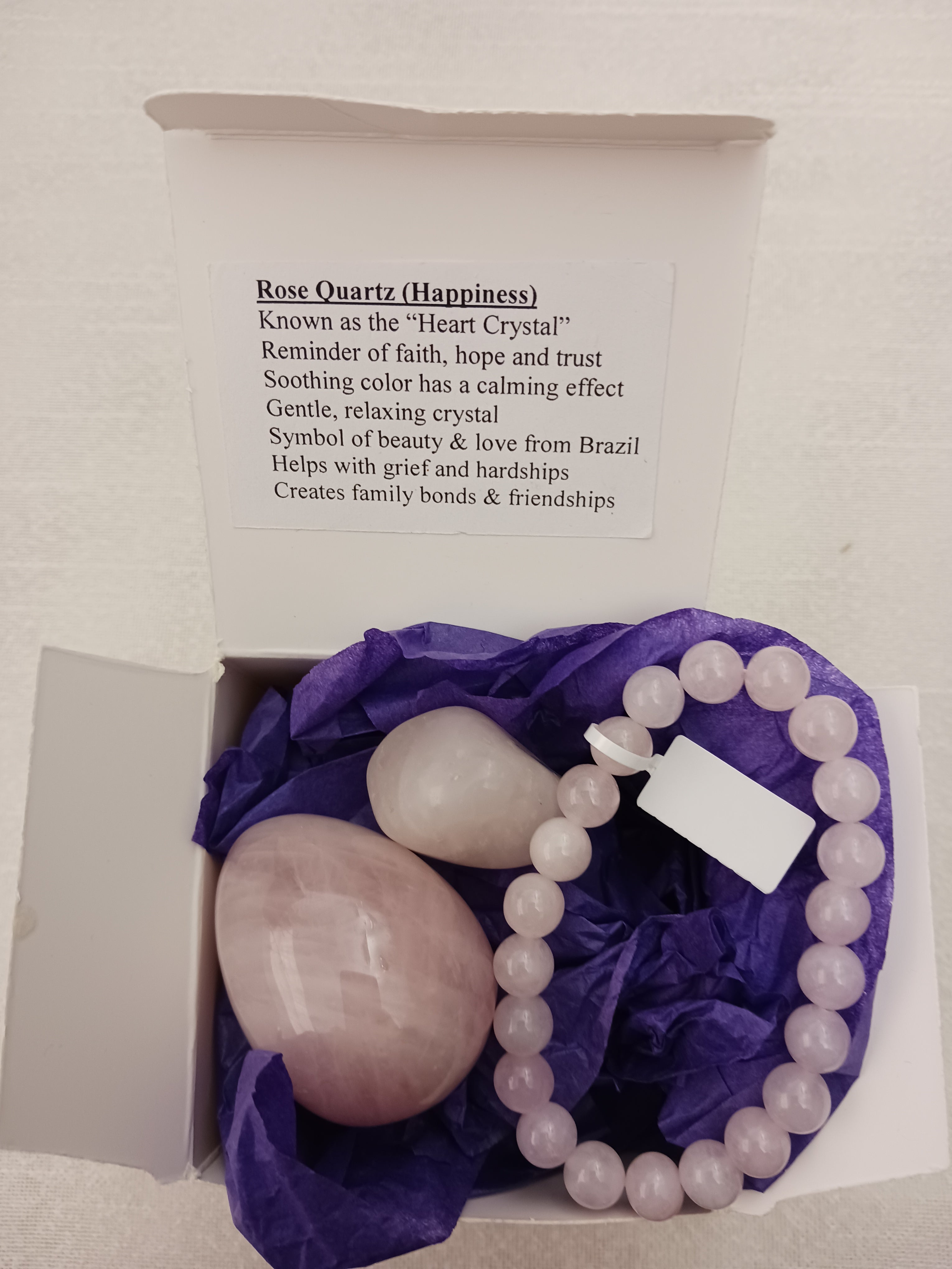 The Rose Quartz Set jewelry