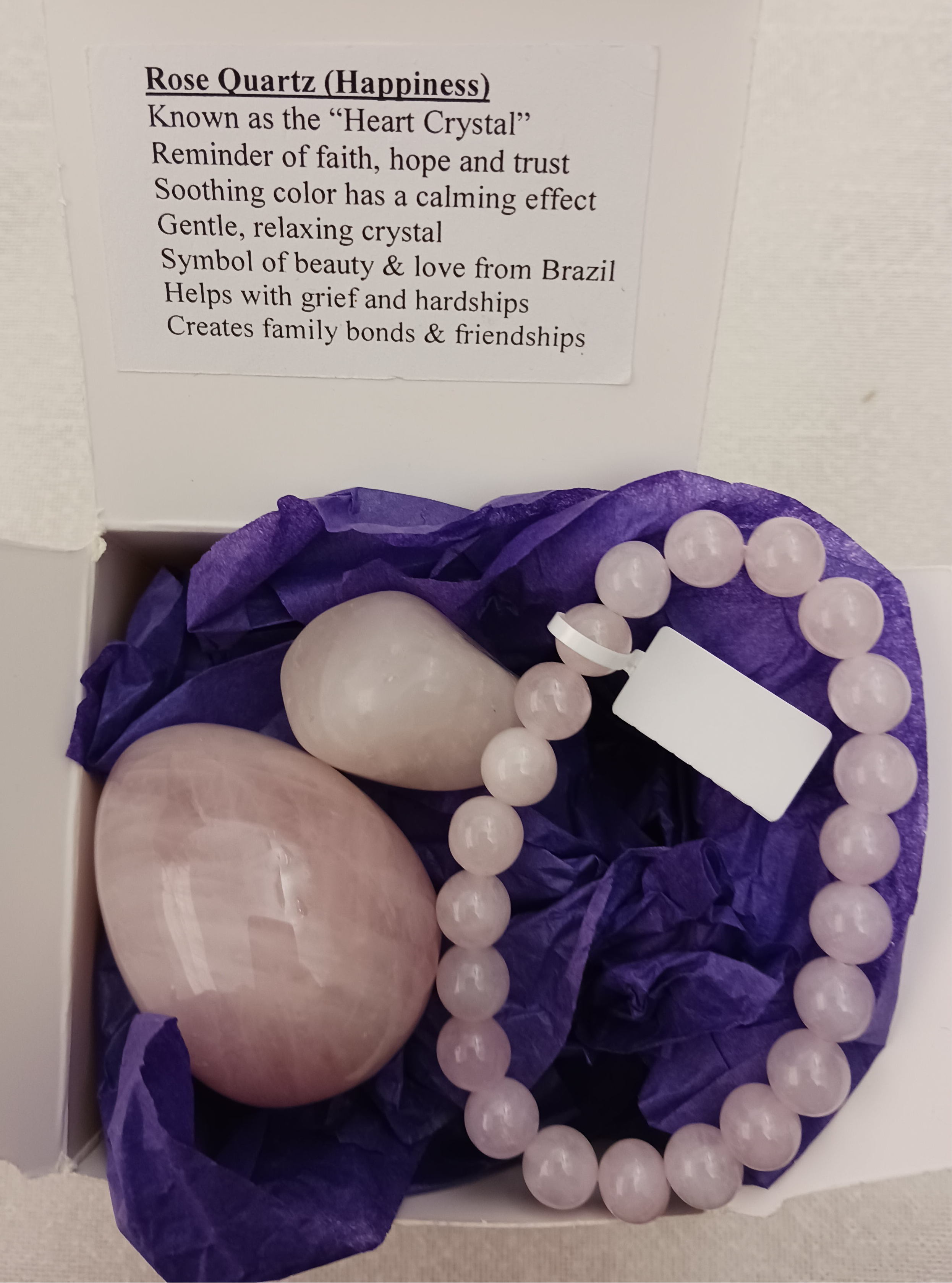 The Rose Quartz Set jewelry