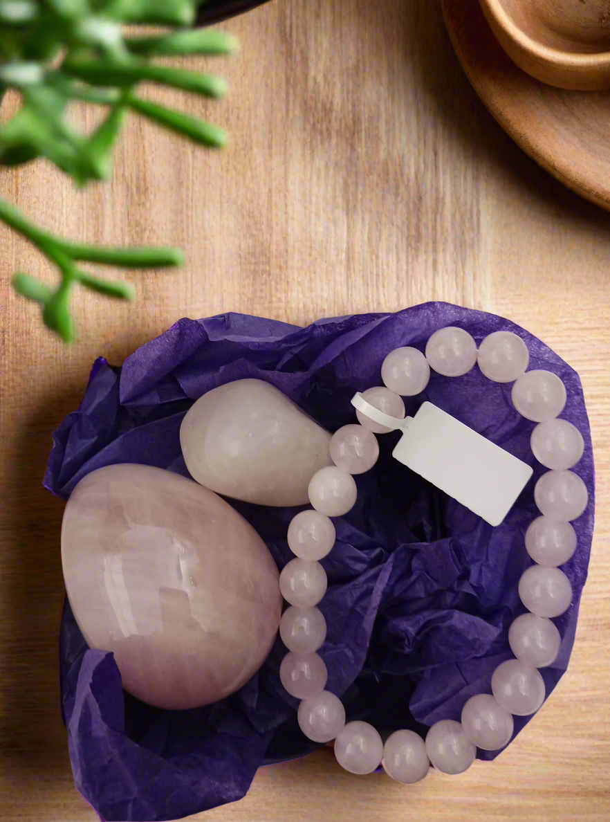 The Rose Quartz Set jewelry