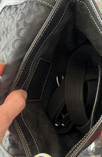 Vintage Coach SoHo Black Leather Crossbody Bag #7843 - Everyday Chic Handbag Sophie's Attic Shop