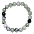 Green Jade 8mm Beaded Bracelet - Peace, Luck & Harmony Crystal Jewelry jewelry Sophie's Attic