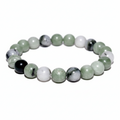 Green Jade 8mm Beaded Bracelet - Peace, Luck & Harmony Crystal Jewelry jewelry Sophie's Attic