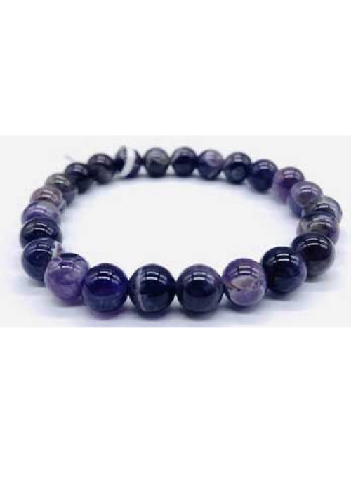 Amethyst Chevron Bracelet 8mm jewelry Sophie's Attic