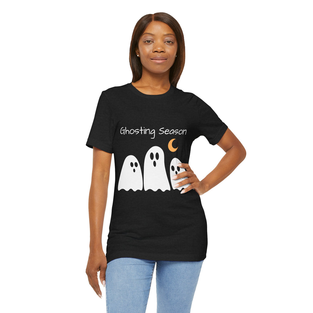 Ghosting Season Halloween Funny Tee T-Shirt by Printify