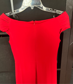 Vintage Tadashi Red Ruched Cocktail Dress Size Small NWT - 2000s Dress Sophie's Attic Shop