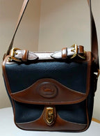 Vintage Dooney & Bourke All-Weather Leather Carrier Crossbody / Shoulder Bag - Y2K, 2000 Mint Condition Bag Sophie's Attic Shop