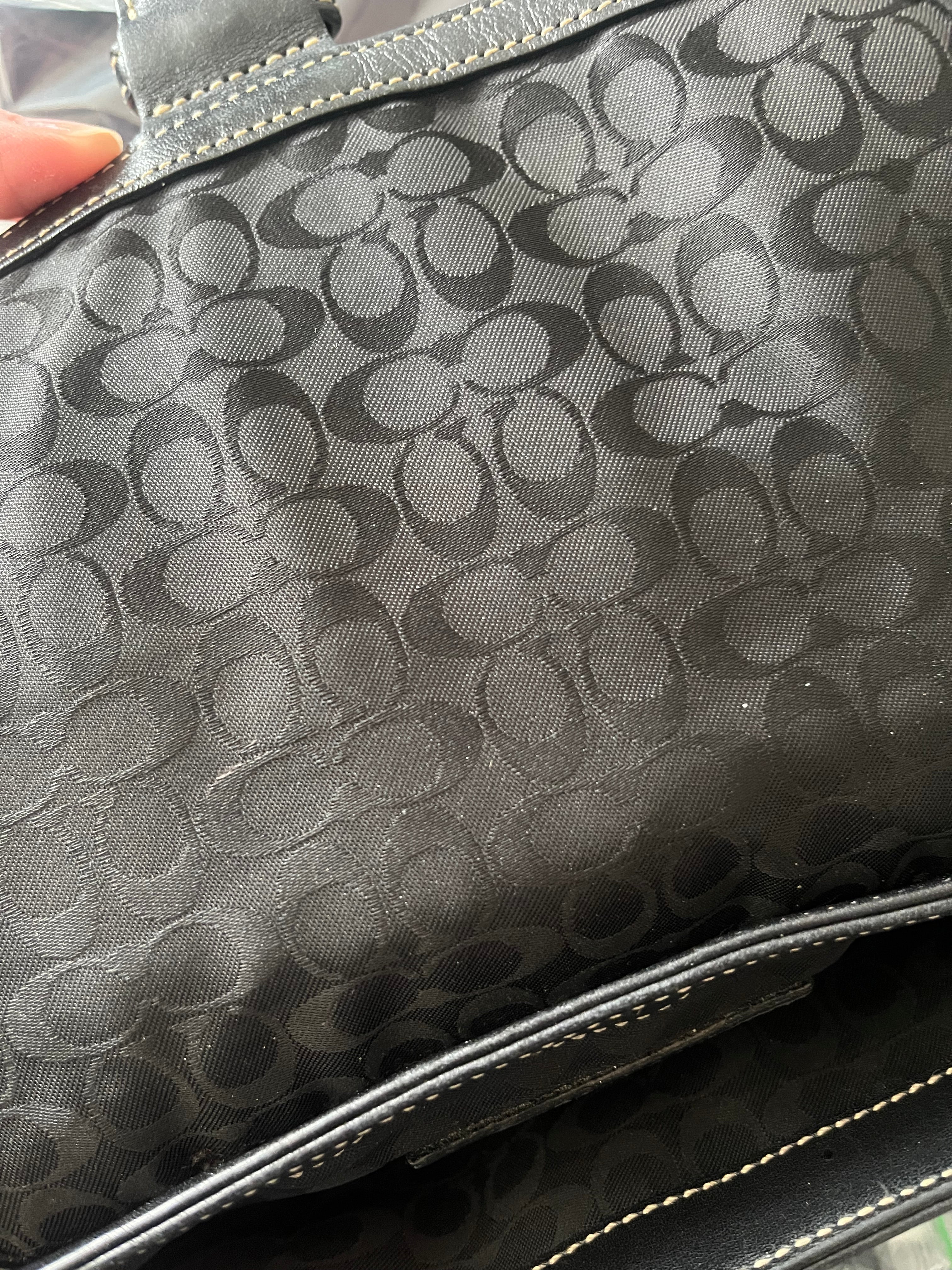 Vintage Coach SoHo Black Leather Crossbody Bag #7843 - Everyday Chic Handbag Sophie's Attic Shop