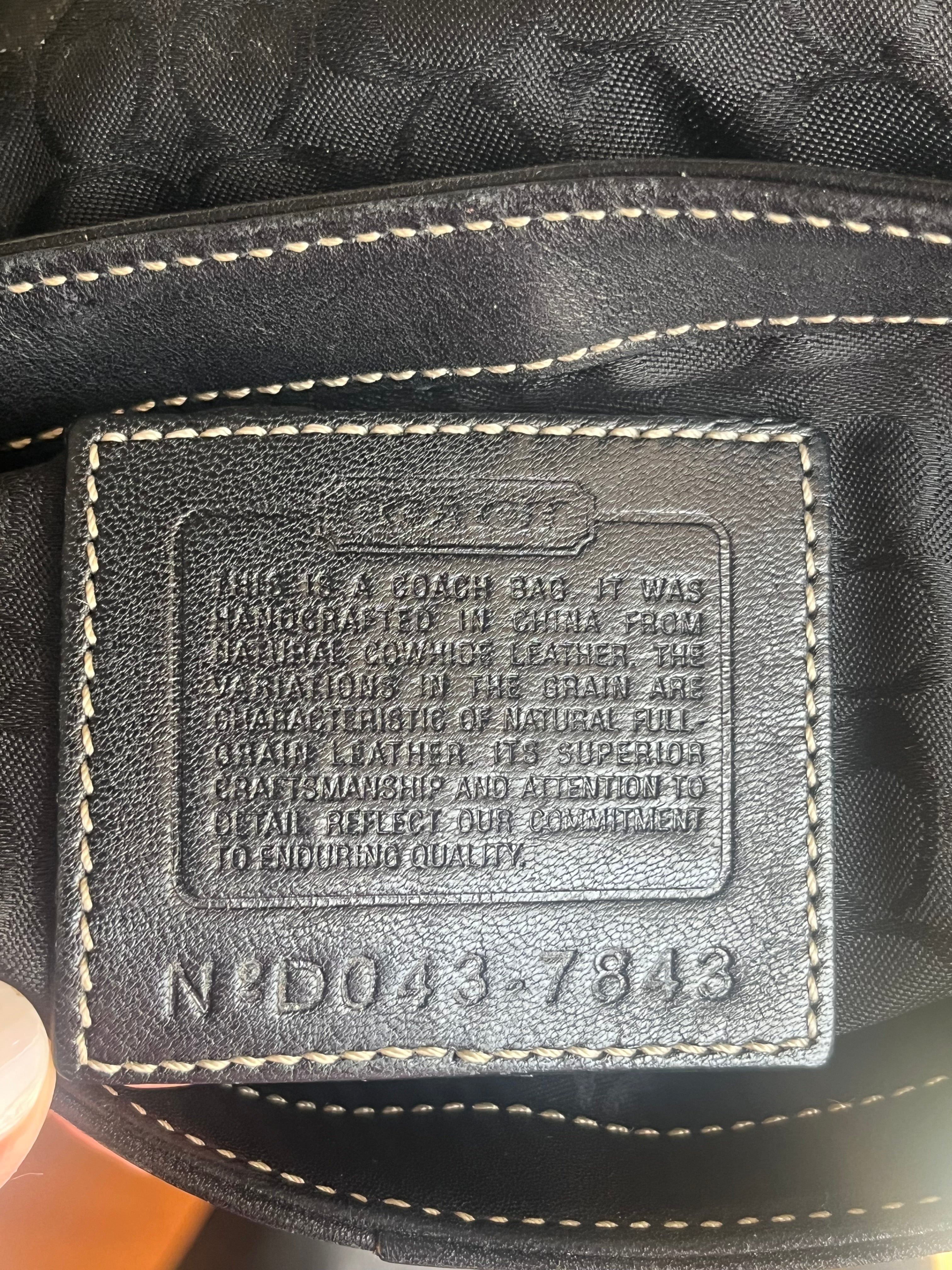 Vintage Coach SoHo Black Leather Crossbody Bag #7843 - Everyday Chic Handbag Sophie's Attic Shop