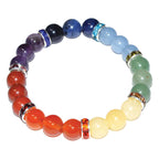 7 Chakra Balancing Bracelet with Spacers bracelet Sophie's Attic