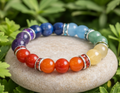 7 Chakra Balancing Bracelet with Spacers bracelet Sophie's Attic
