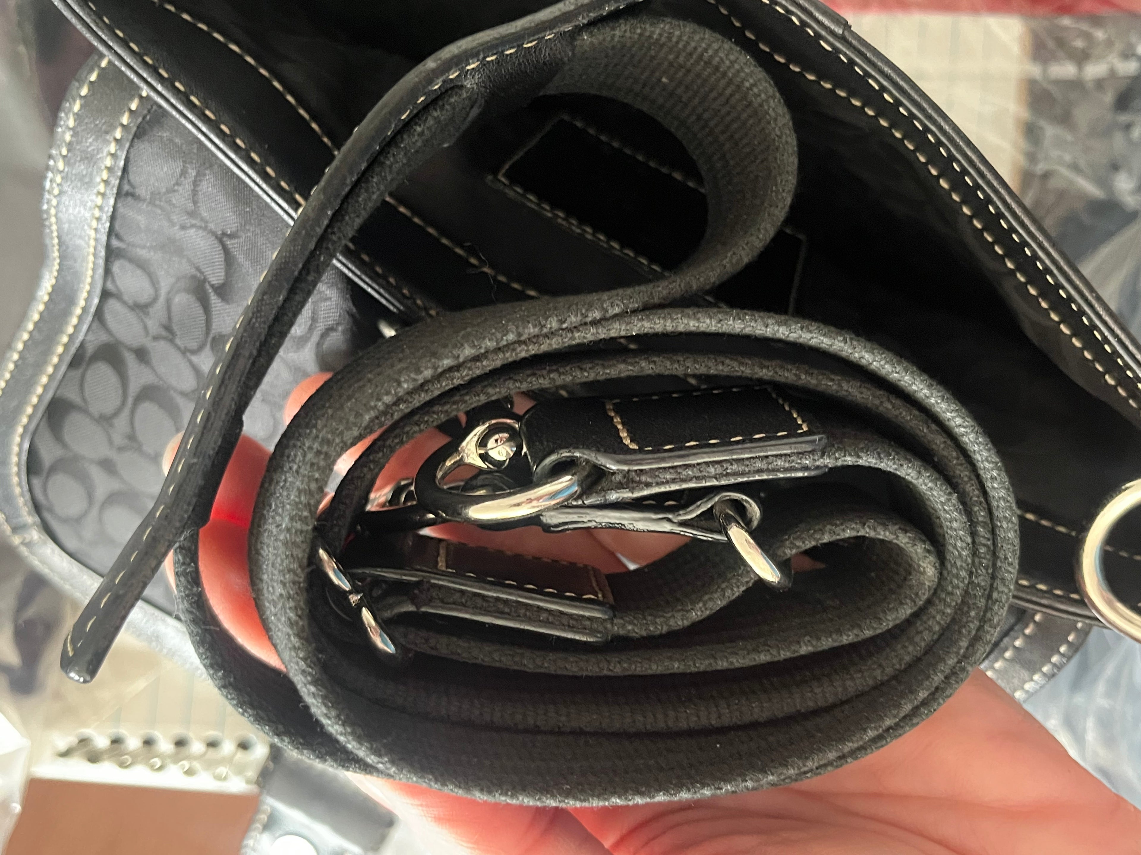 Vintage Coach SoHo Black Leather Crossbody Bag #7843 - Everyday Chic Handbag Sophie's Attic Shop
