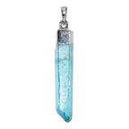 Aqua Aura Quartz Crystal Pendants (Set of 3) crystal Sophie's Attic Shop