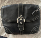 Vintage Coach SoHo Black Leather Crossbody Bag #7843 - Everyday Chic Handbag Sophie's Attic Shop