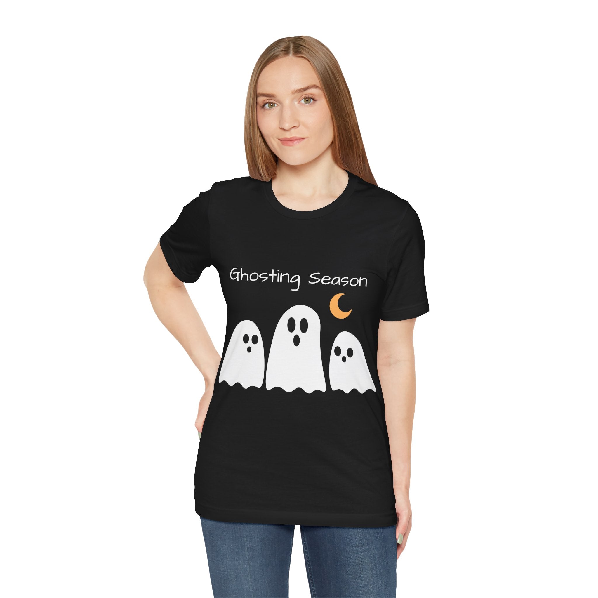 Ghosting Season Halloween Funny Tee T-Shirt by Printify