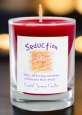 Seduction Soy Votive Candle - Natural Herbal Fragrance & Romance candle Sophie's Attic