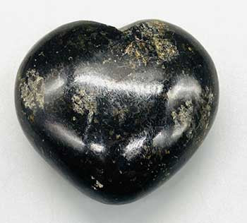Black Galaxy Labradorite Heart Palm Stone - Psychic Gifts & Intuition Loose stones Sophie's Attic Shop