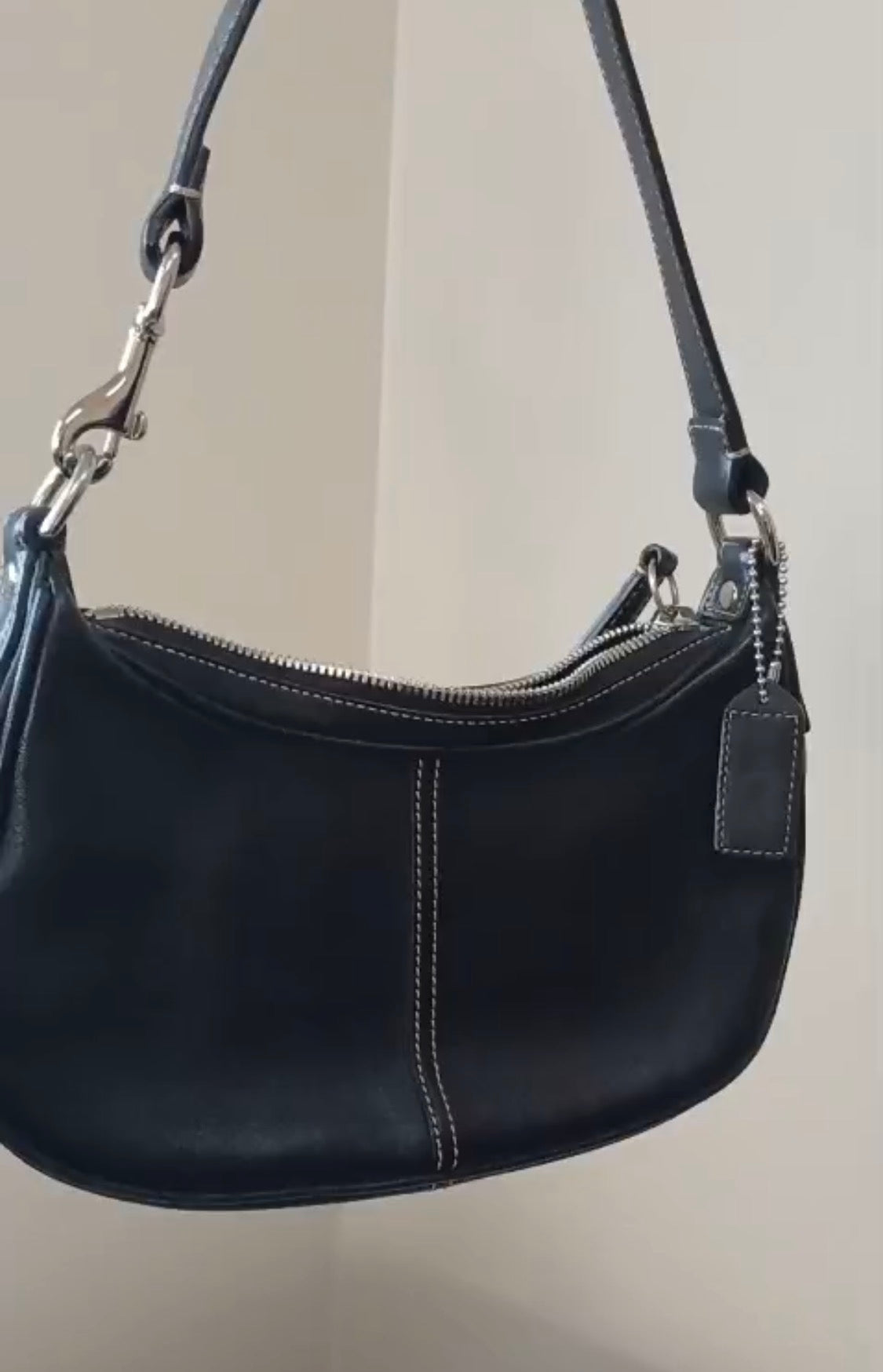 Vintage Coach Hampton 7593 Demi Hobo Genuine Leather Shoulderbag - SOLD OUT Bag Sophie's Attic