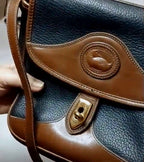 Vintage Dooney & Bourke All-Weather Leather Carrier Crossbody / Shoulder Bag - Y2K, 2000 Mint Condition Bag Sophie's Attic Shop