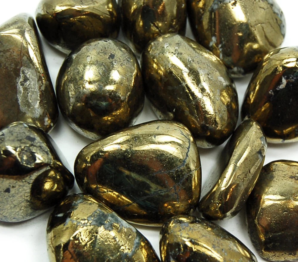 Chalcopyrite Tumbled Stones - 1 pound mineral by Sophie's Attic