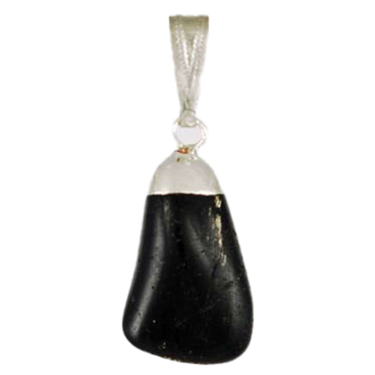 Black Tourmaline Tumbled Pendant jewelry Sophie's Attic