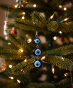 Evil Eye Protection Glass Ornament - 5.5" ornament Sophie's Attic