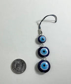 Evil Eye Protection Glass Ornament - 5.5" ornament Sophie's Attic