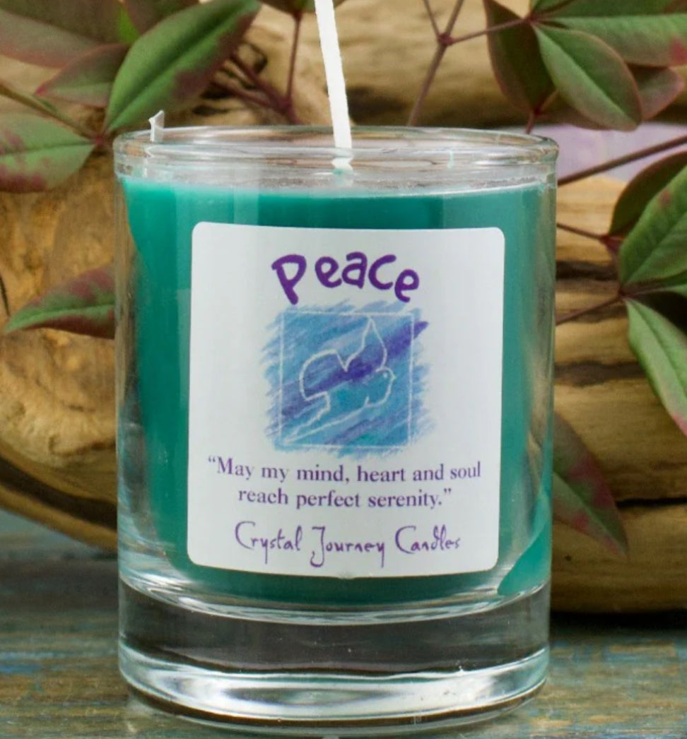 Peace Soy Votive Candle candle by Sophie's Attic