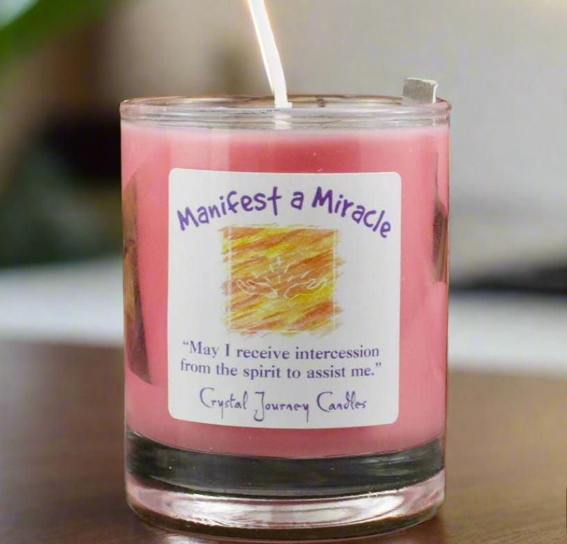 Manifest A Miracle Soy Votive Candle candle by Sophie's Attic