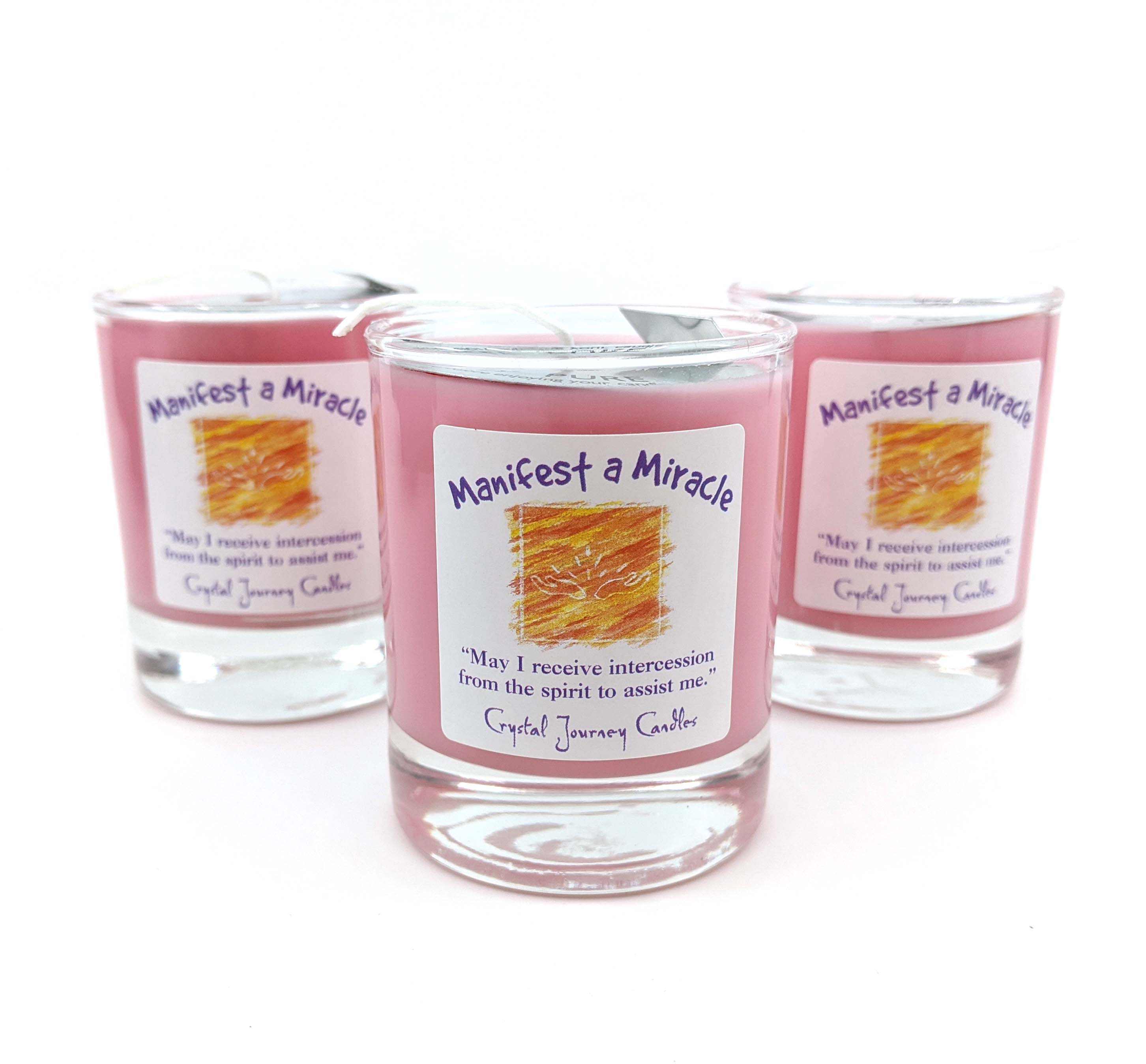 Manifest A Miracle Soy Votive Candle candle by Sophie's Attic