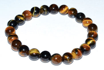 Tiger Eye Bracelet 8mm jewelry by Sophie's Attic