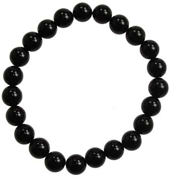 Black Onyx 8mm Beaded Bracelet - Grounding & Determination Crystal Jewelry jewelry Sophie's Attic