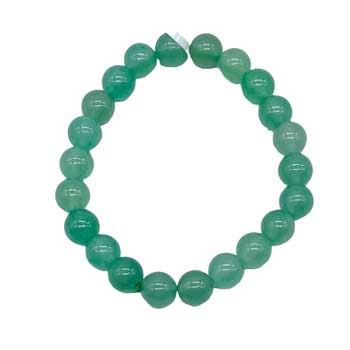 Aventurine Green Bracelet 8mm jewelry by Sophie's Attic