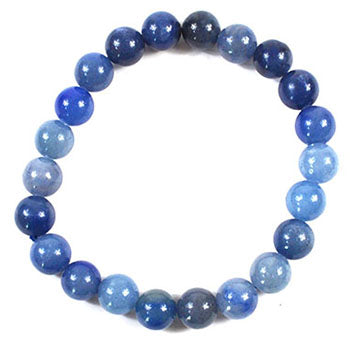 Aventurine Blue Bracelet 8mm jewelry by Sophie's Attic