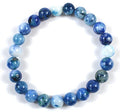 Chrysocolla 8mm Beaded Bracelet - Heart, Throat Chakra & Creativity Crystal jewelry Sophie's Attic