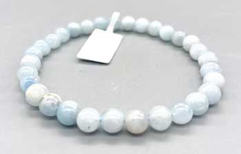 Aquamarine 4-8mm Beaded Bracelet - Psychic Clarity & Sea Goddess Crystal jewelry Sophie's Attic