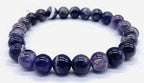 Amethyst Chevron Bracelet 8mm jewelry Sophie's Attic