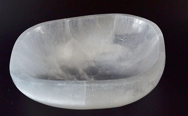 Selenite Bowl 4-5” crystal by Sophie's Attic