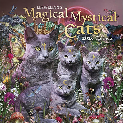 2026 Mystical Cats Calendar by Llewellyn Calendar by Sophie's Attic