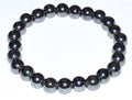 Hematite 8mm Beaded Bracelet - Grounding, Centering & Aura Balancing crystal Sophie's Attic