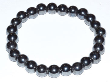 Hematite Bracelet - 8mm crystal Sophie's Attic