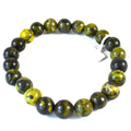 Green Serpentine 8mm Beaded Bracelet - Awakening, Inner wisdom, Transformation jewelry Sophie's Attic