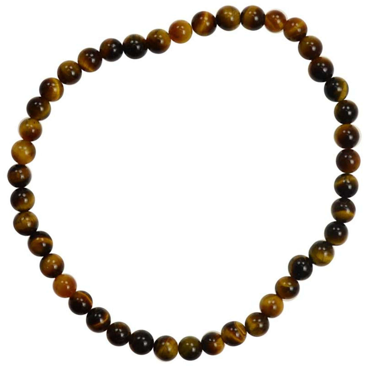 Tiger Eye Natural Stone Bracelet 4mm jewelry Sophie's Attic