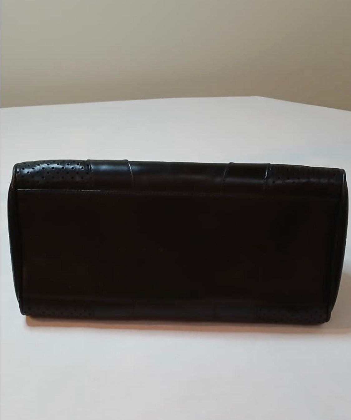 Vintage 2000 Prada Black Calfskin Leather Bowling Bag - Authentic Bag Sophie's Attic