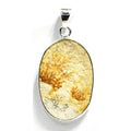 Russian Dendritic Agate Sterling Silver Pendant - Nature's Landscape Art jewelry Sophie's Attic