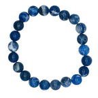 Sodalite 8mm Beaded Bracelet - Intuition & Mental Clarity Crystal Jewelry jewelry Sophie's Attic