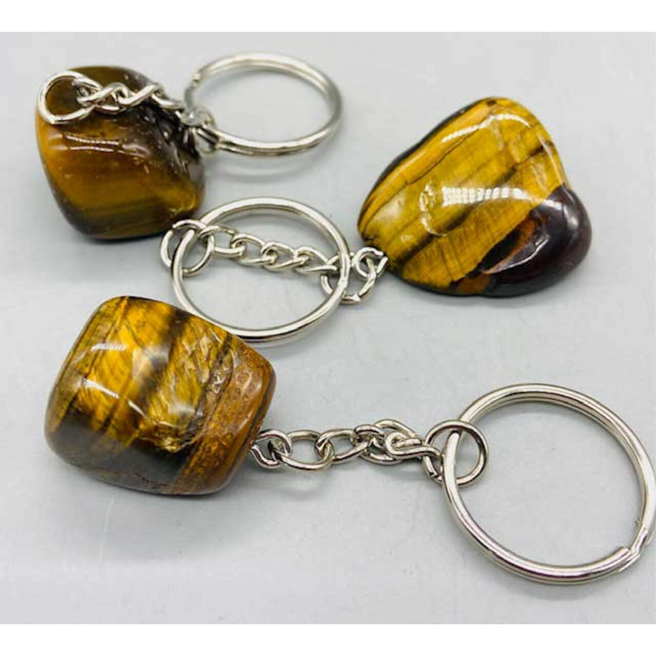 Tiger Eye Keychain keychain Sophie's Attic Shop