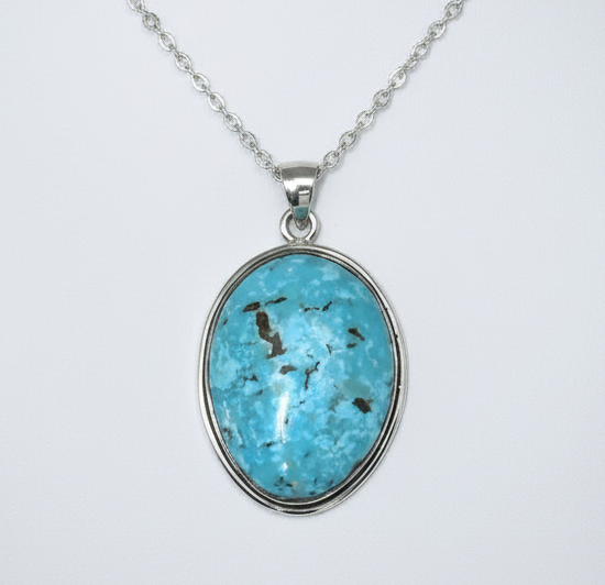 Turquoise Sterling Silver Pendant jewelry Sophie's Attic