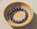 Evil Eye 8mm Classic Blue Beaded Bracelet - Protection & Good Luck jewelry Sophie's Attic