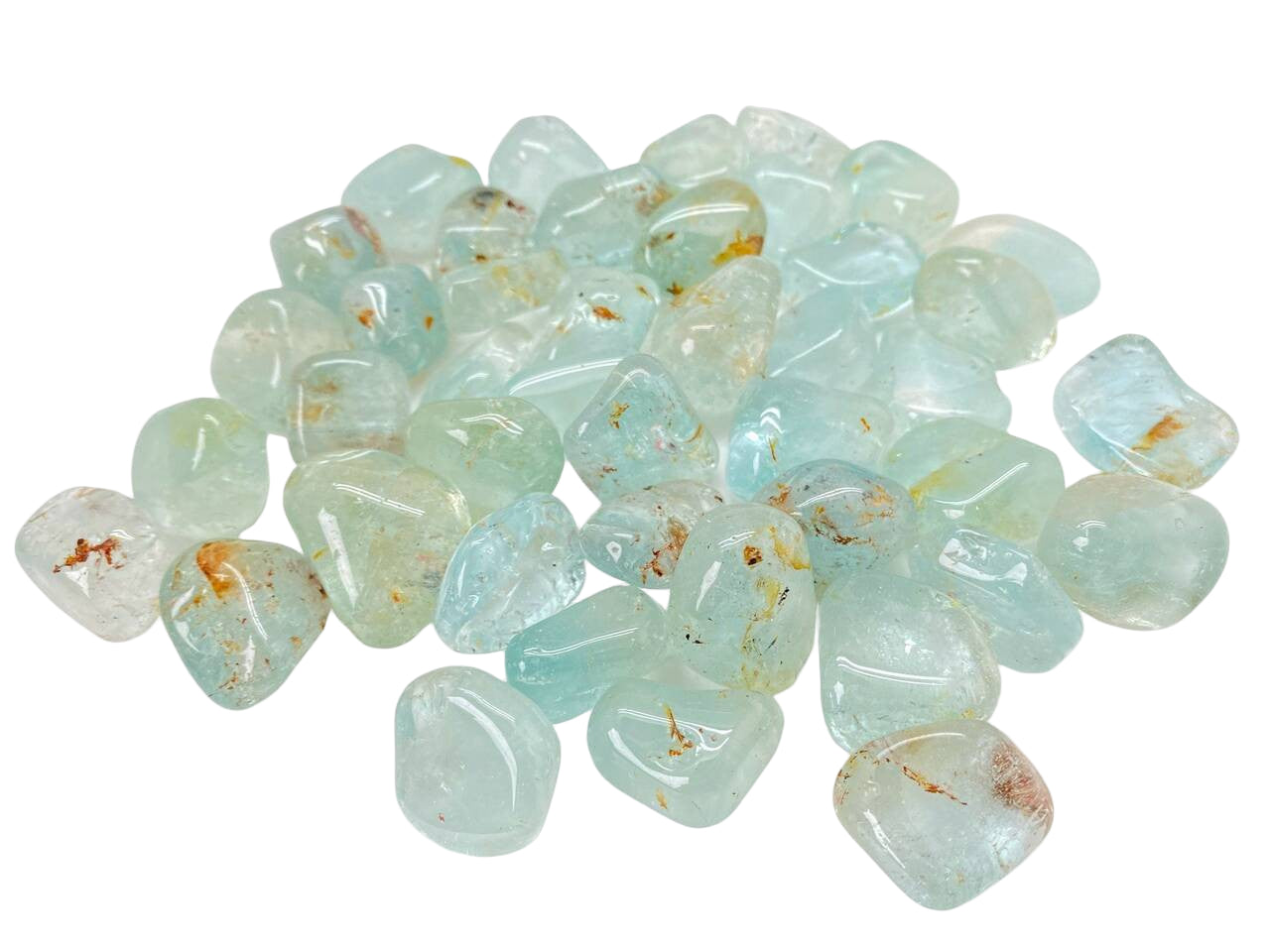 Topaz Blue Tumbled Stones - 1 pound crystal by Sophie's Attic
