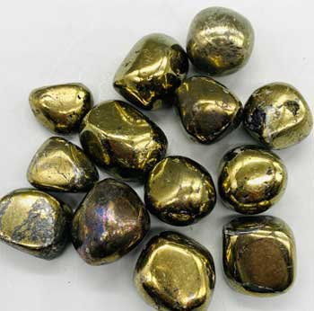 Chalcopyrite Tumbled Stones - 1 pound mineral by Sophie's Attic